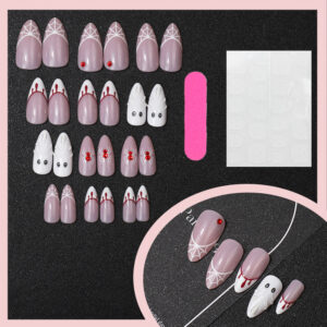 Uñas Halloween TY-998 – Fantasmas, Arañas y Sangre