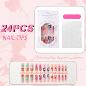 Uñas Flores 3D TY-1078 – Coloridas Estilo Ins