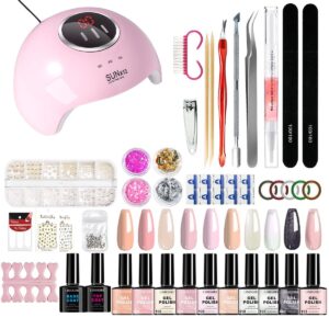 Kit Completo de Manicura con Lámpara, Esmaltes y Decoración | CN157