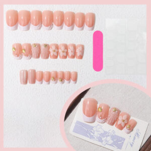 Uñas de Mar y Conchas TY-813 – Flores 3D para el Verano