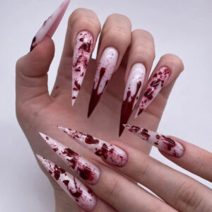 Uñas de Halloween TY-299 – Stiletto Largo