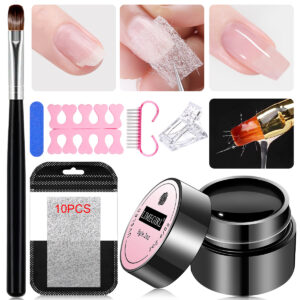 Gel de fibra de vidrio para reforzar y reparar uñas — ZH650