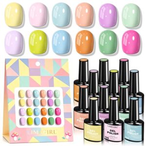 Set de 12 esmaltes en gel HEMA-Free sin HEMA - zh680